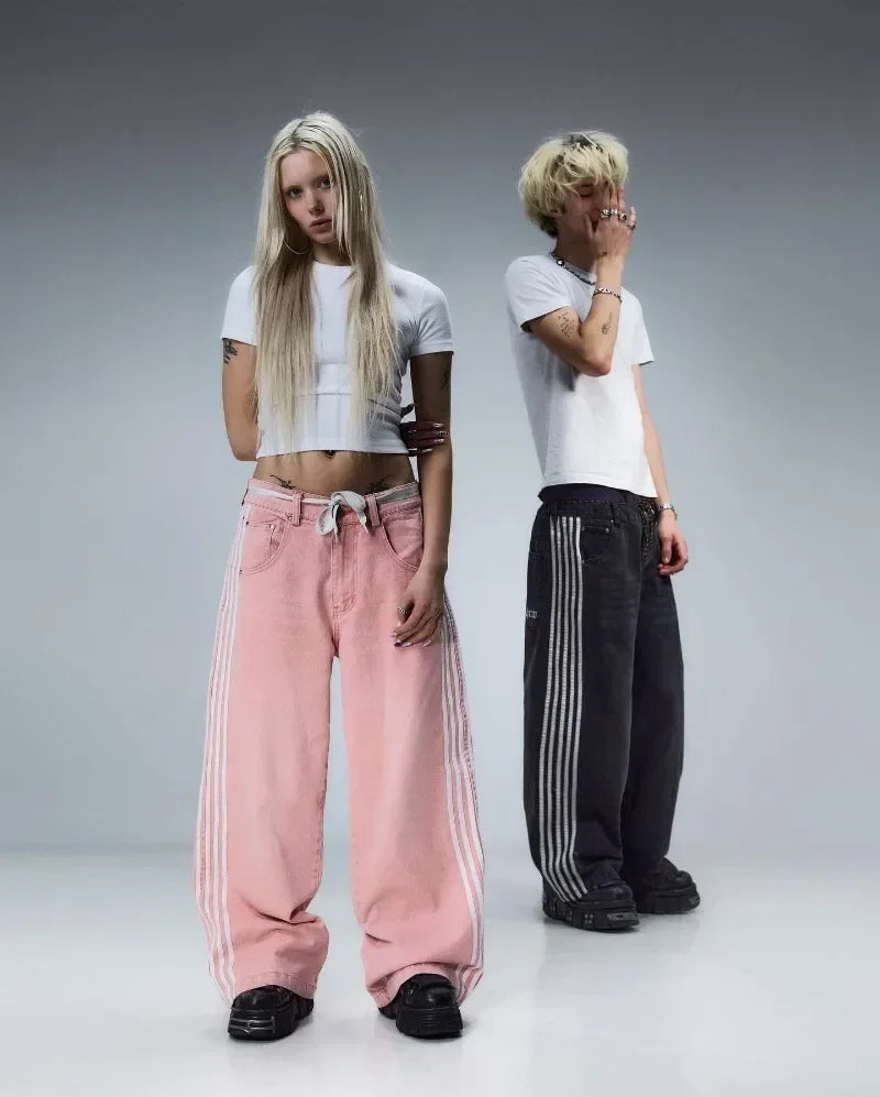 VINTAGE STRIPED JEANS