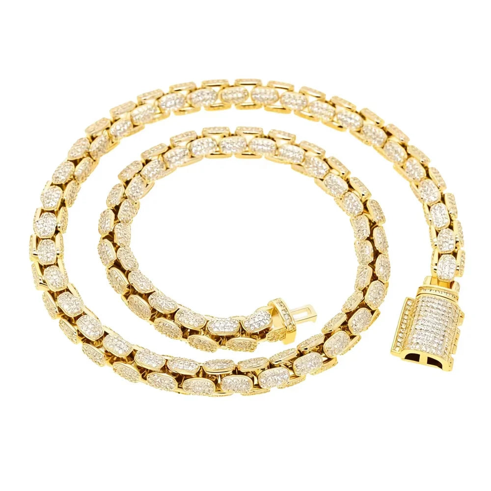 ICED SNAKE CHAIN