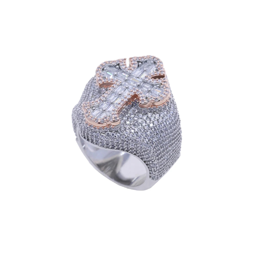 CROSS SIGNET RING