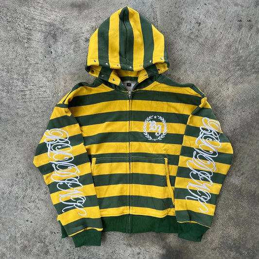 Y2K STRIPE HOODIE