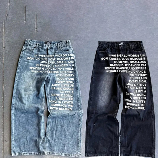 LETTER JEANS