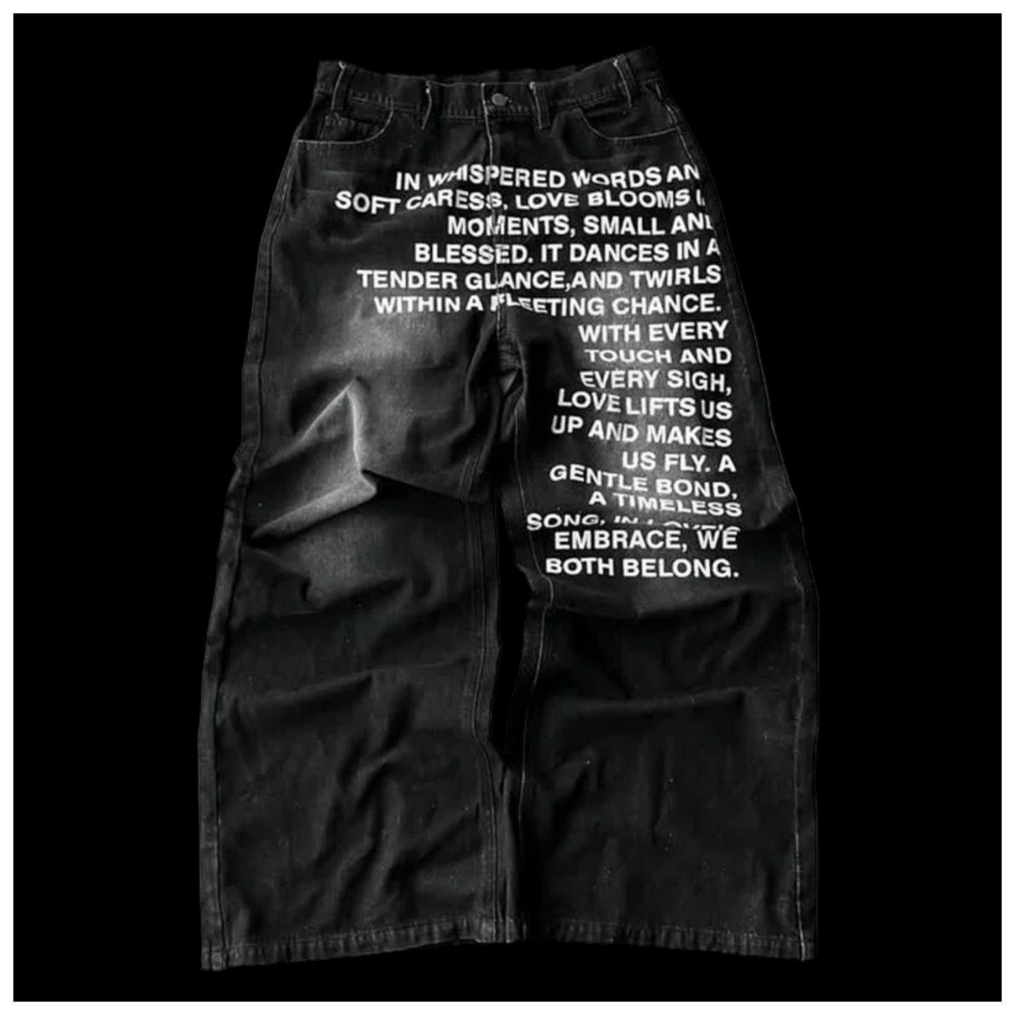LETTER JEANS