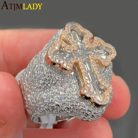 CROSS SIGNET RING
