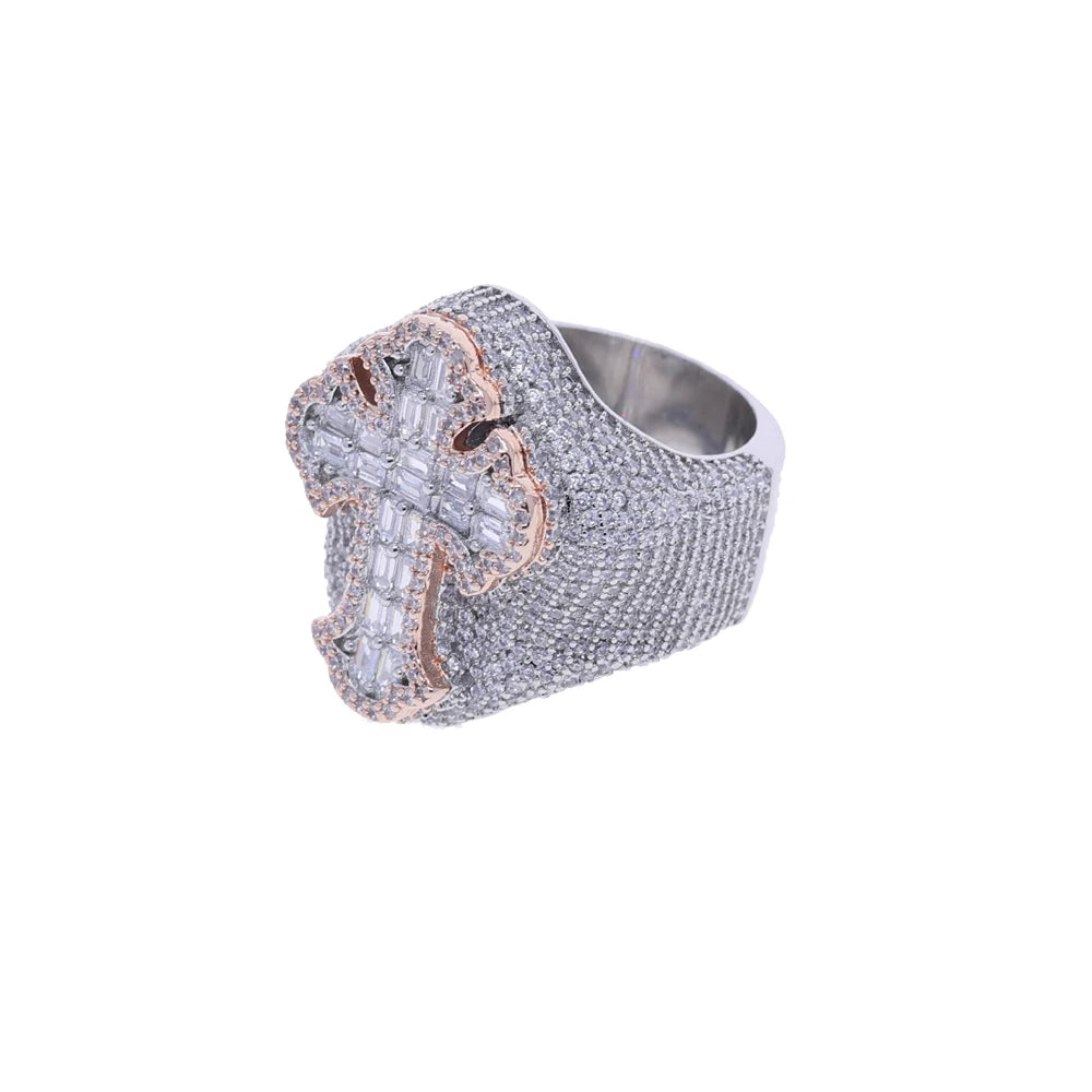 CROSS SIGNET RING