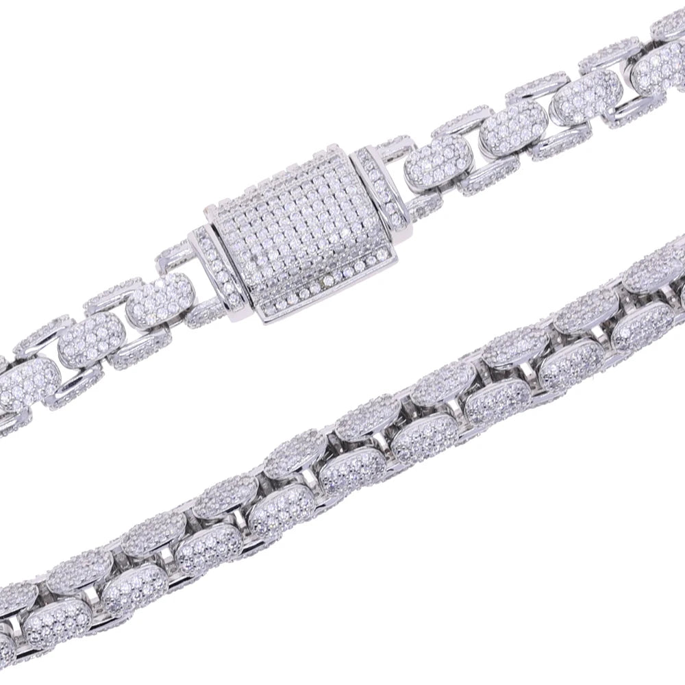 ICED SNAKE CHAIN