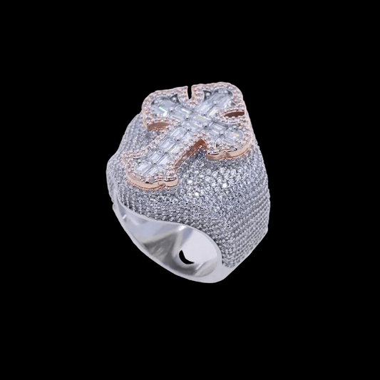 CROSS SIGNET RING