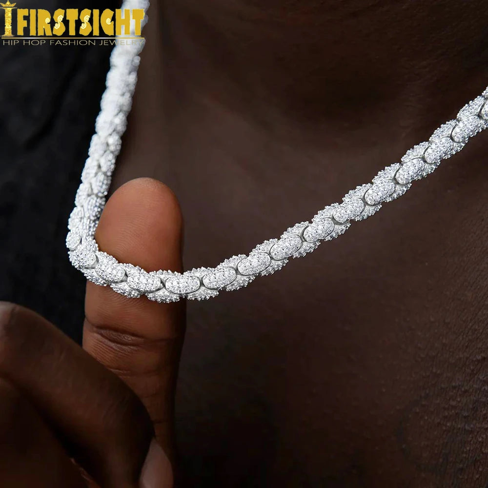 ICED SNAKE CHAIN