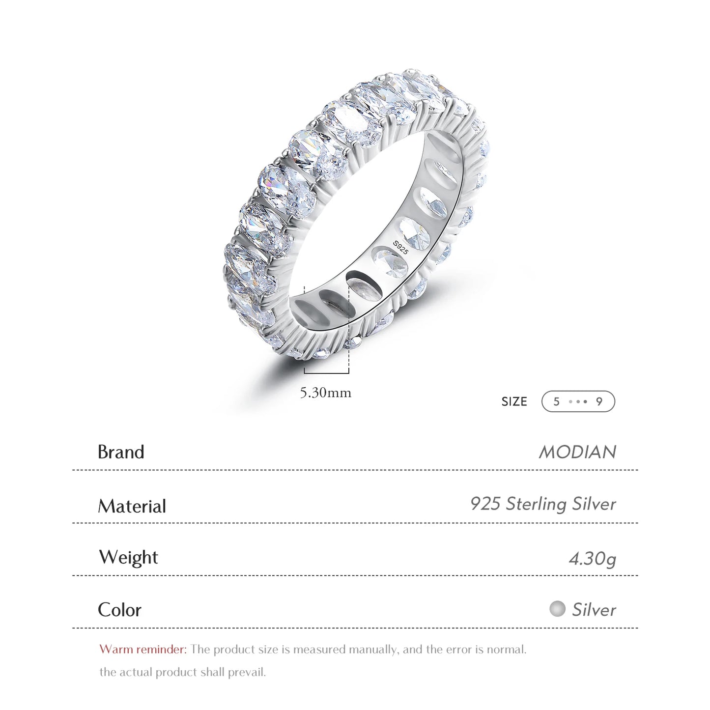 ICED LOOP RING