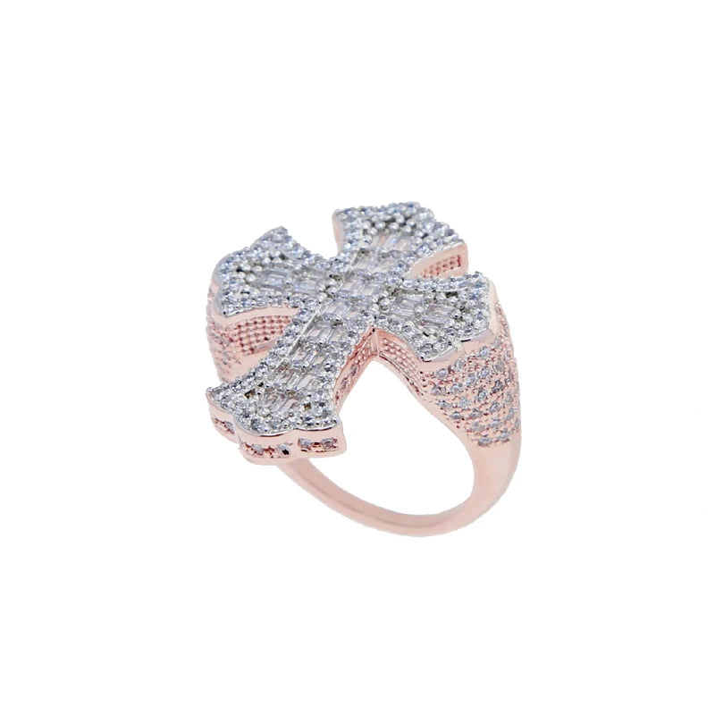 CROSS SIGNET RING