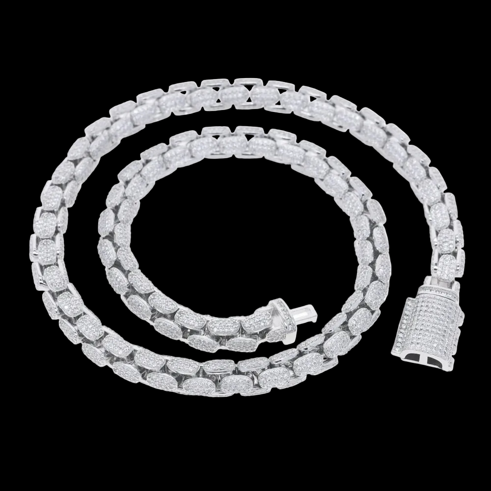 ICED SNAKE CHAIN