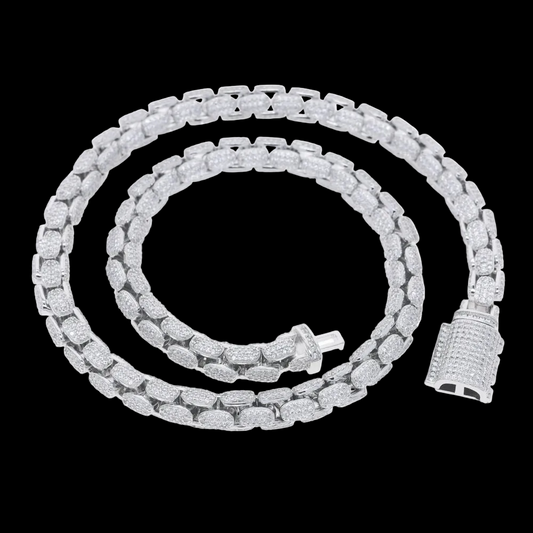 ICED SNAKE CHAIN