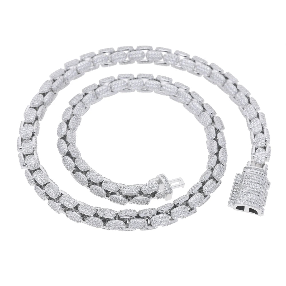 ICED SNAKE CHAIN