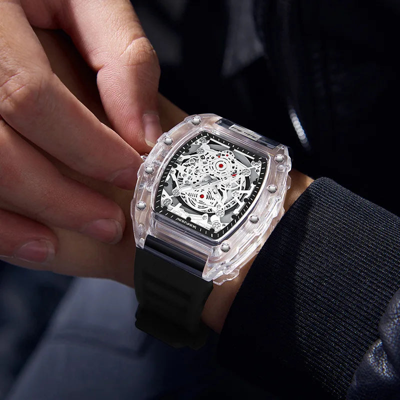 QUARTZ SKELETON WATCH