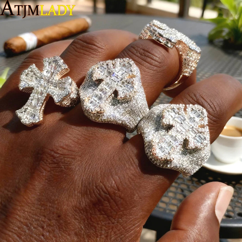 CROSS SIGNET RING