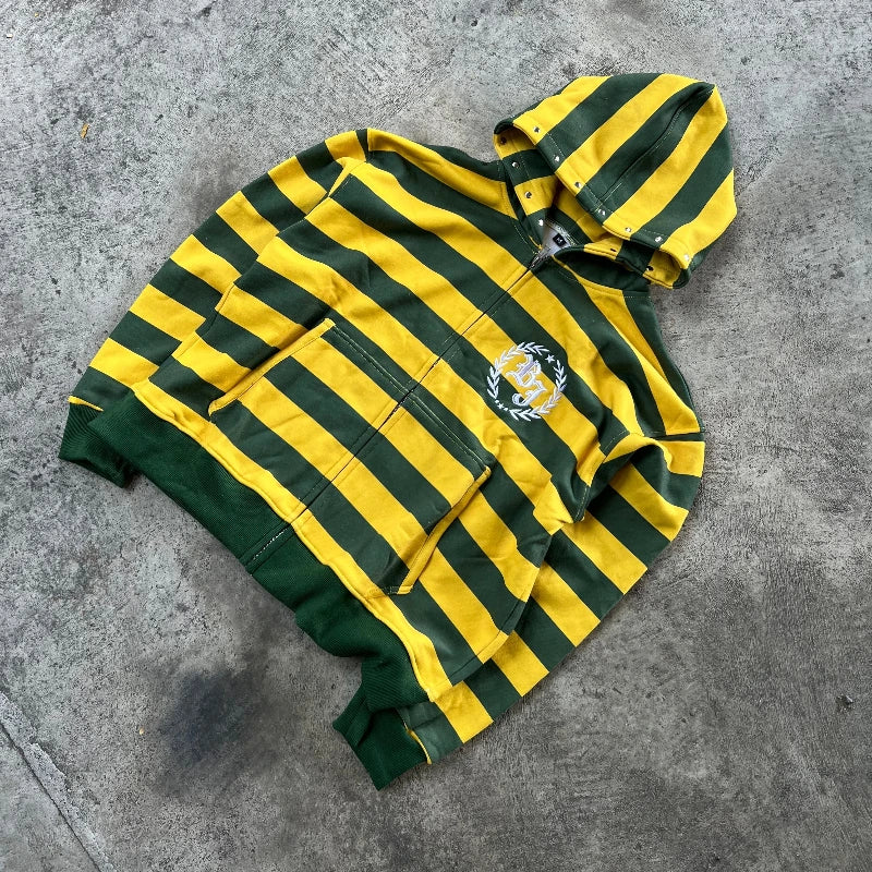 Y2K STRIPE HOODIE