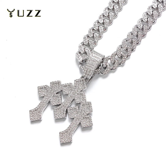 STACKED CROSS CHAIN