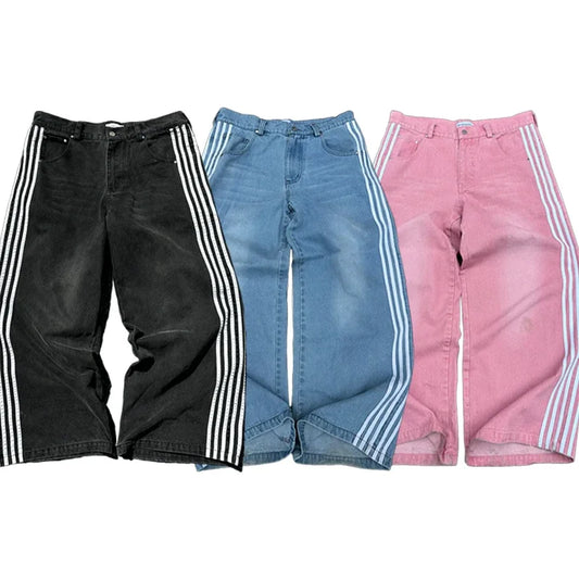 VINTAGE STRIPED JEANS